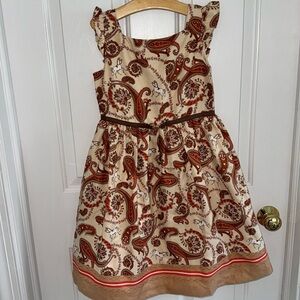 Satin fall equestrian dress